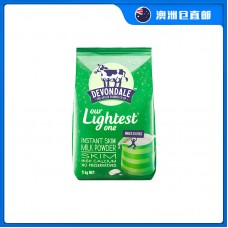 【澳洲直邮包邮】Devondale 德运 脱脂成人奶粉 1公斤/袋【奶粉订单身份证必须上传】